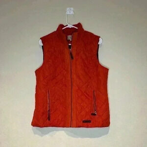 G. H. Bass & Co orange vest L